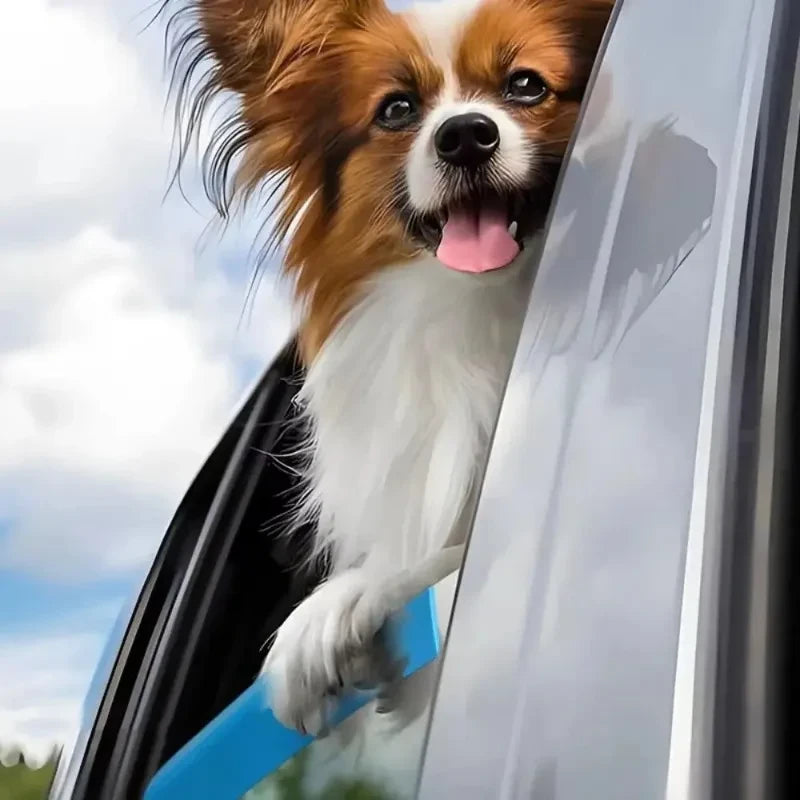 EVA Foam Dog Car Window Chin Rest - Delicate Leather