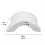 Memory Foam Couples Pillow – Ergonomic Arch Design for Side Sleeping & Cuddling - Delicate Leather
