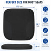 Mercedes-Benz Fit Memory Foam Car Seat Cushion, Custom Fit Seat Pad for Enhanced Driving Comfort, Height Boost Support, Ergonomic Cushion for Car Seats - Delicate Leather