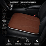 Mercedes-Benz Fit Memory Foam Car Seat Cushion, Custom Fit Seat Pad for Enhanced Driving Comfort, Height Boost Support, Ergonomic Cushion for Car Seats - Delicate Leather