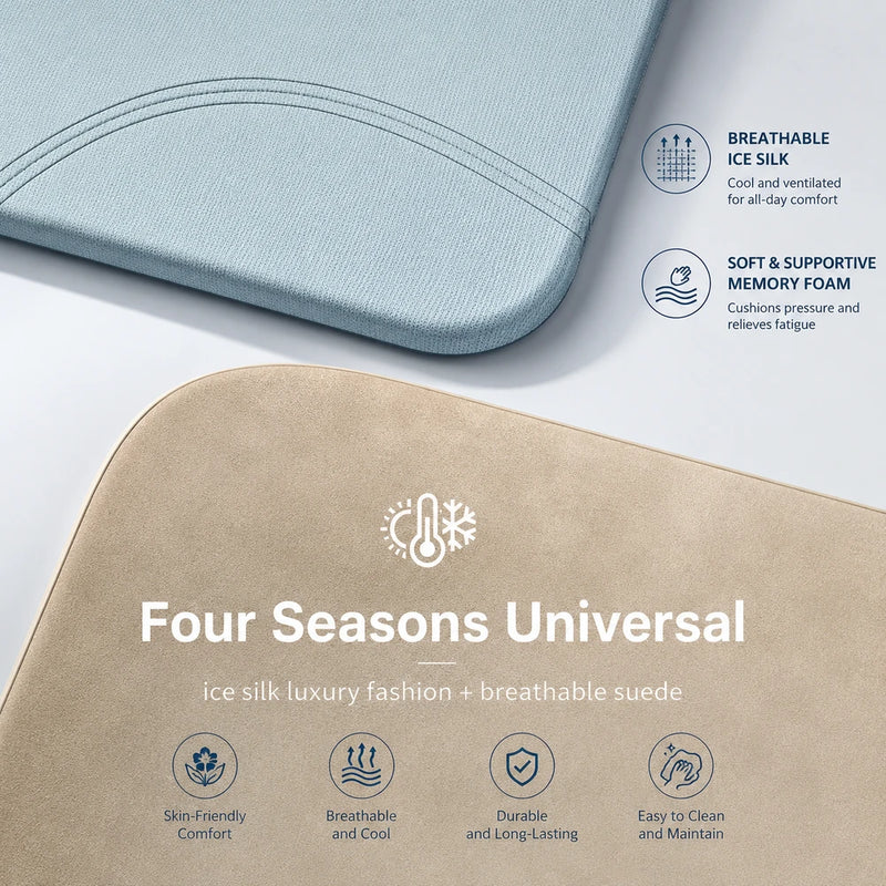 Mercedes-Benz Fit Memory Foam Car Seat Cushion, Custom Fit Seat Pad for Enhanced Driving Comfort, Height Boost Support, Ergonomic Cushion for Car Seats - Delicate Leather