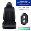 12V Air-Conditioned Car Seat Cushion – Universal Ventilated Cooling Cover, Breathable Summer Seat Pad for Vehicle Interior - Delicate Leather