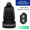 12V Air-Conditioned Car Seat Cushion – Universal Ventilated Cooling Cover, Breathable Summer Seat Pad for Vehicle Interior - Delicate Leather