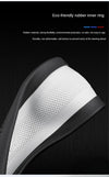 Nappa Leather Car Steering Wheel Cover with Silicone Non-slip Lining