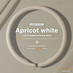 Ultra-Thin Nappa Leather Steering Wheel Cover – Breathable Non-Slip Protector - Delicate Leather