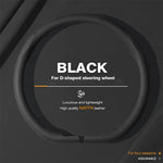Ultra-Thin Nappa Leather Steering Wheel Cover – Breathable Non-Slip Protector - Delicate Leather
