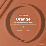 Ultra-Thin Nappa Leather Steering Wheel Cover – Breathable Non-Slip Protector - Delicate Leather