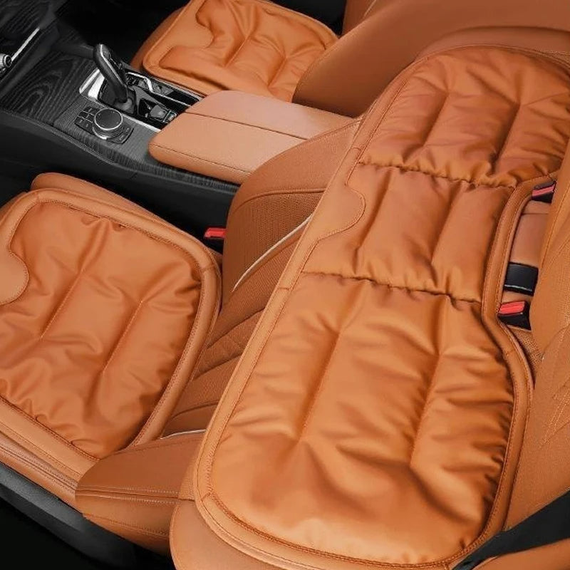 Luxury Car Seat Cushion Anti Fouling Leather Memory Cotton Comfort Front Seat Back Row Cushion Auto Supplies, Car Nappa Leather Seat Cushion