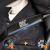 Dad In The Streets. Daddy In The Sheets Car Seat Belt Covers (2PCS), Custom For Your Cars, Microfiber Leather Seat Belt Shoulder Pads for More Comfortable Driving, Father's Day Gift, Car Accessories