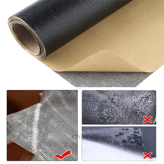 Self-Adhesive Leather Repair Patch - Thickened 50x137cm - Delicate Leather