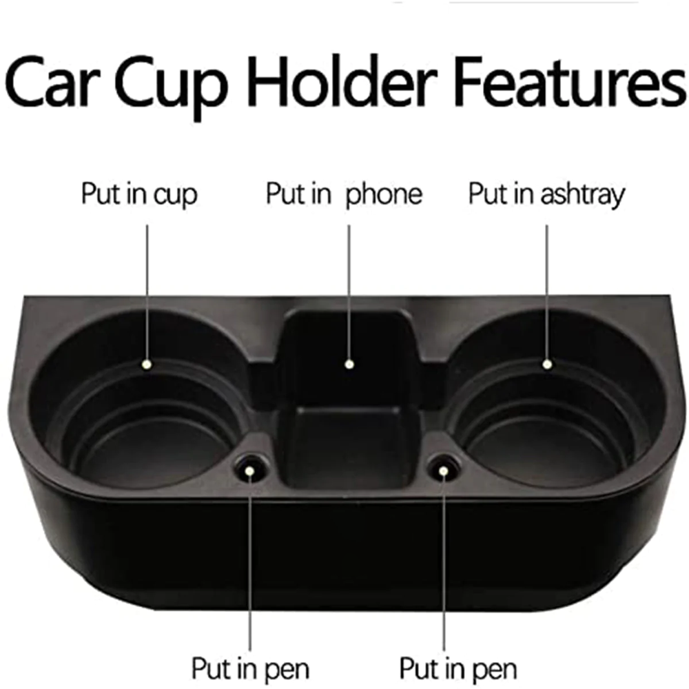 Cup Holder Portable Multifunction Vehicle Seat Cup Cell Phone Drinks Holder Box Car Interior Organizer, Custom-Fit For Car, Car Accessories DLDE231