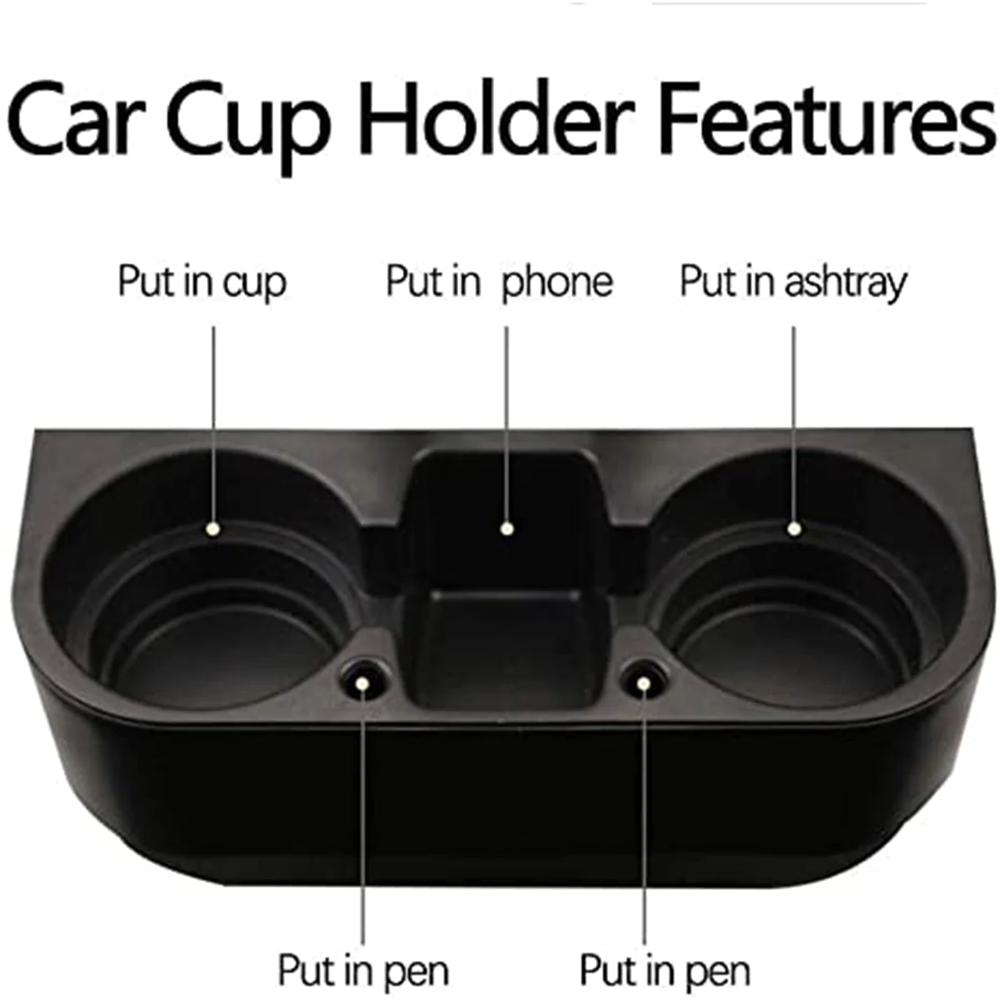Cup Holder Portable Multifunction Vehicle Seat Cup Cell Phone Drinks Holder Box Car Interior Organizer, Custom-Fit For Car, Car Accessories DLPF231