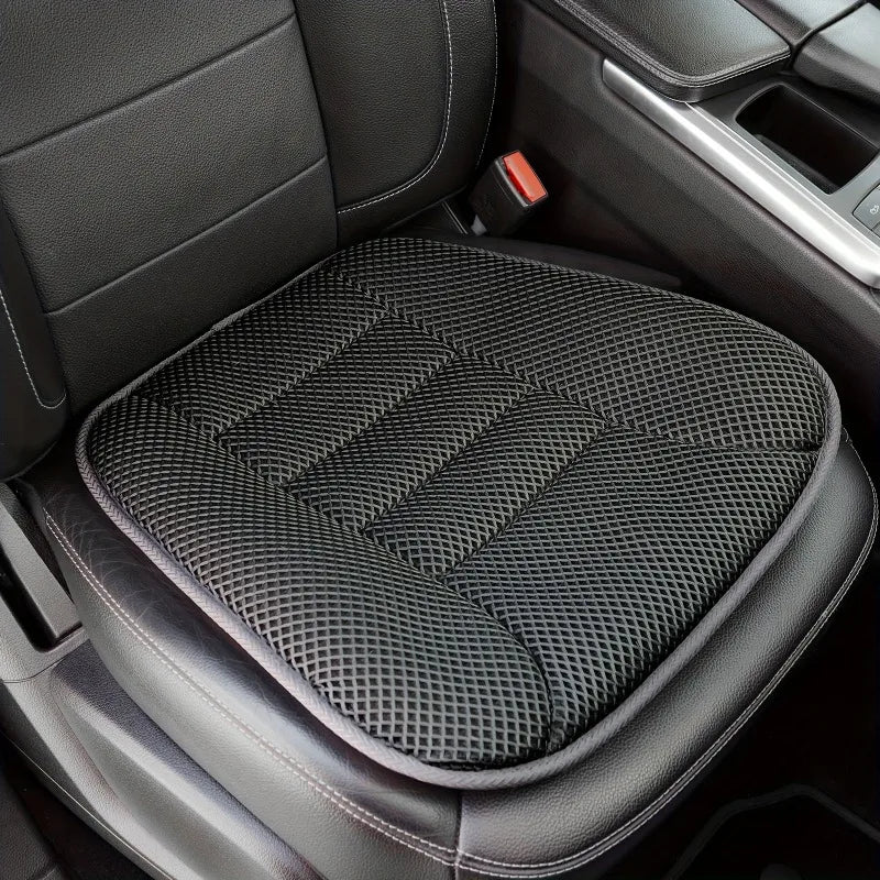 3D Mesh Breathable Seat Cushion – Anti-Slip Washable Pad for Summer Use in Car, Office & Meetings - Delicate Leather  