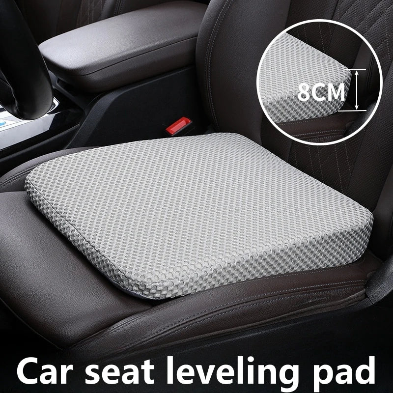 Thickened Memory Foam Car Seat Height Pad – Anti-Slip Cushion for Comfortable Driving - Delicate Leather  