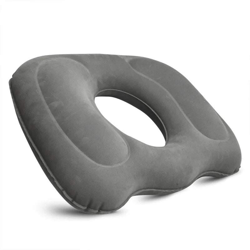 Seat Cushion – Breathable Portable Air Pad for Car, Office, and Home Chairs - Delicate Leather  