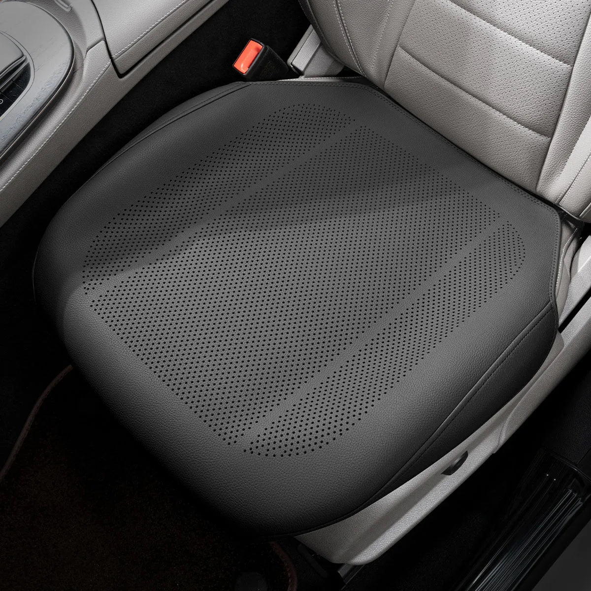 Four Season Universal Car Seat Cushion PU Leather Protector Mat - Breathable High Rebound Sponge Seat Cover - Interior Accessories - Delicate Leather  