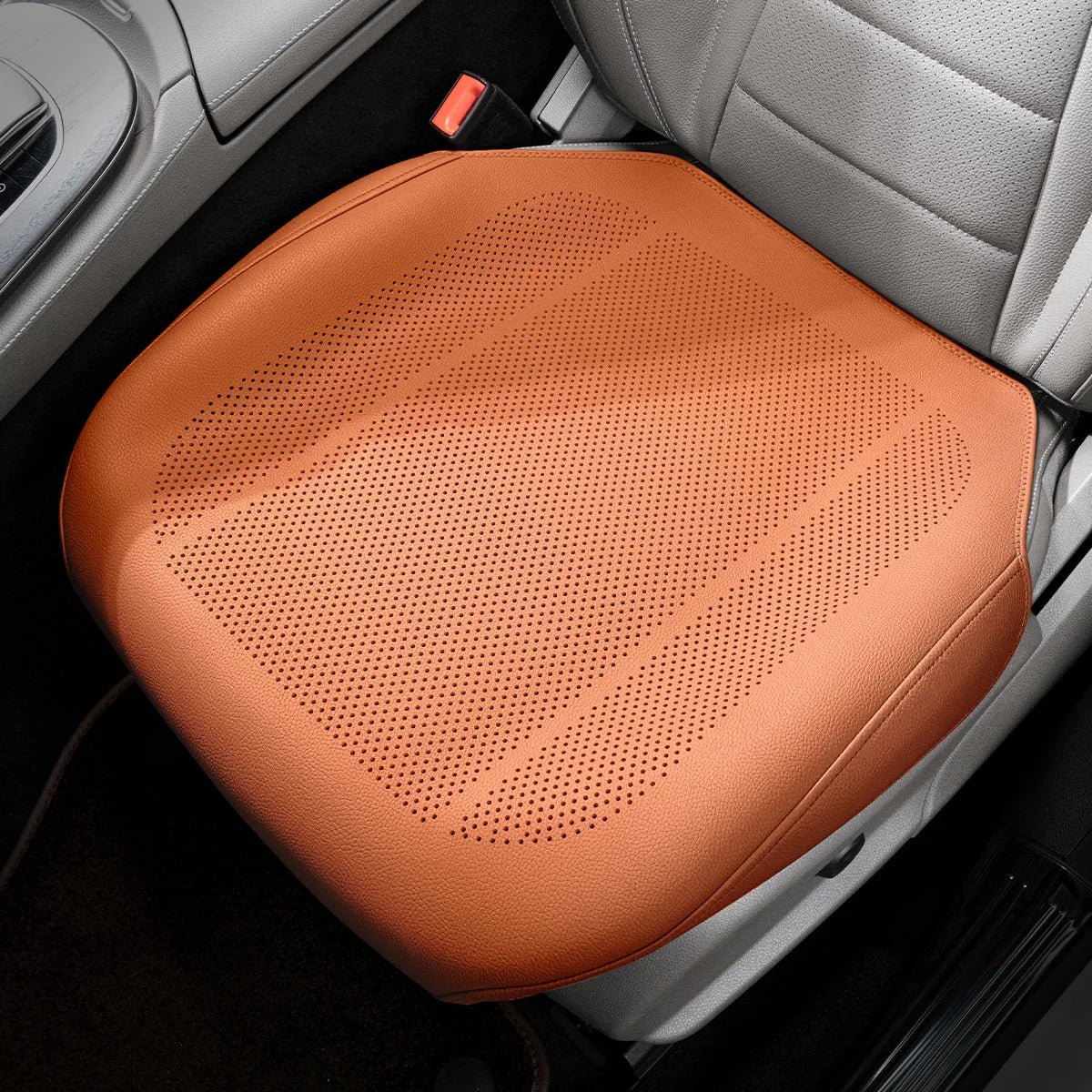 Four Season Universal Car Seat Cushion PU Leather Protector Mat - Breathable High Rebound Sponge Seat Cover - Interior Accessories - Delicate Leather  