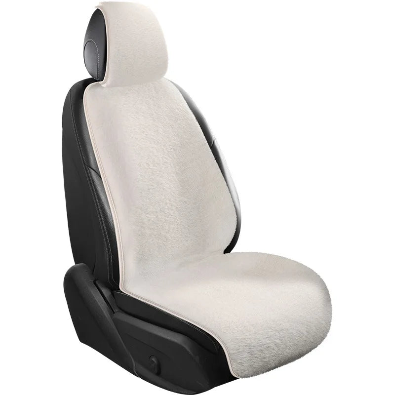 Universal Car Heated Seat Cushion – Plush Electric Warm Seat Cover 12V/24V for Winter - Delicate Leather  