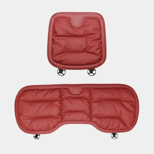 Luxury Car Seat Cushion Anti Fouling Leather Memory Cotton Comfort Front Seat Back Row Cushion Auto Supplies, Car Nappa Leather Seat Cushion - Delicate Leather