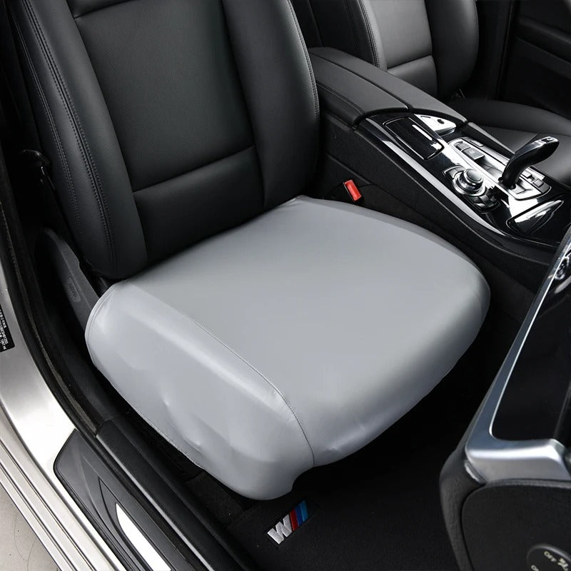 All-Season Universal PU Leather Car Seat Cover – Waterproof Full-Surround Elastic Seat Protector for Sedans, SUVs, and Trucks - Delicate Leather  