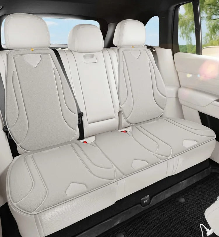 Universal Seaweed Fiber Car Seat Cover – Breathable Non-Slip Luxury Seat Protector - Delicate Leather