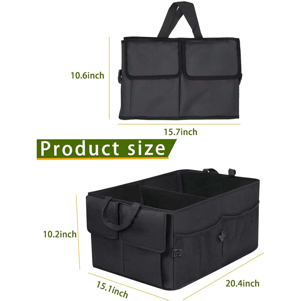 Car Trunk Organizer, Custom-Fit For Car, Foldable Car Trunk Storage Box, Storage Bag, Waterproof, Dust-proof, Stain-Resistant, Car Accessories DLFD229