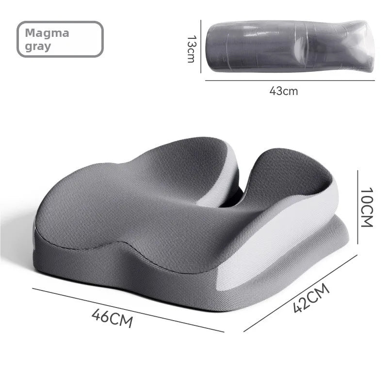 Memory Foam Car Seat Cushion – Breathable Universal Seat Pad for Car & Truck - Delicate Leather  