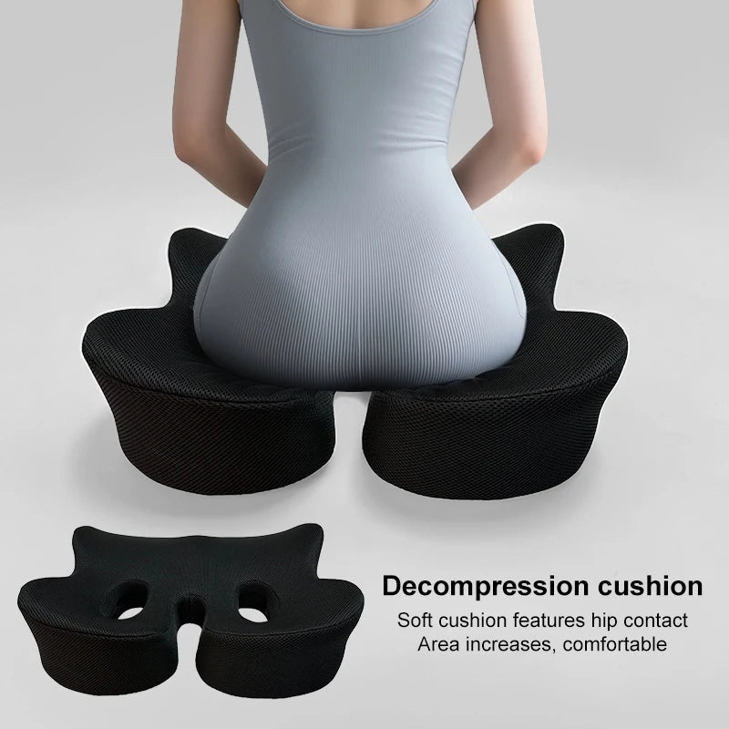 Memory Foam Car Seat Cushion – Breathable Driver Support Pad for Comfortable Seating