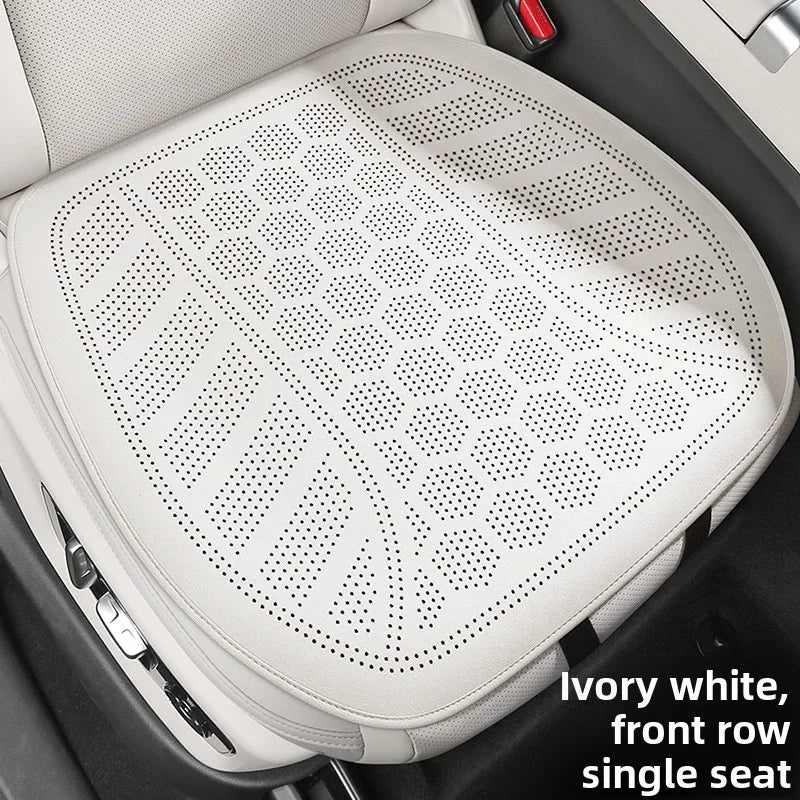 Ultra-Thin Suede Car Seat Cushion – Breathable Universal Seat Cover Pad for Vehicle Interior - Delicate Leather  