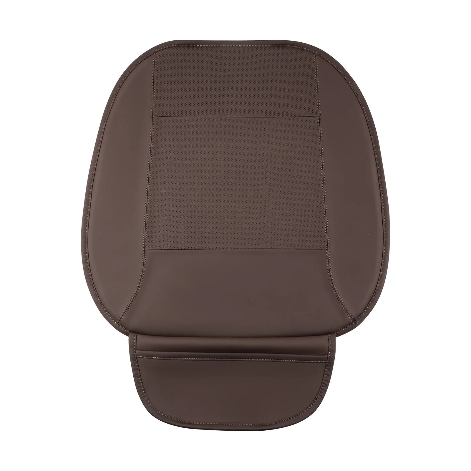 Premium Car Seat Cushion – Memory Foam Driver Seat Pad with Non-Slip Bottom, Ergonomic Support, Fits 95% of Vehicle Seats - Delicate Leather  