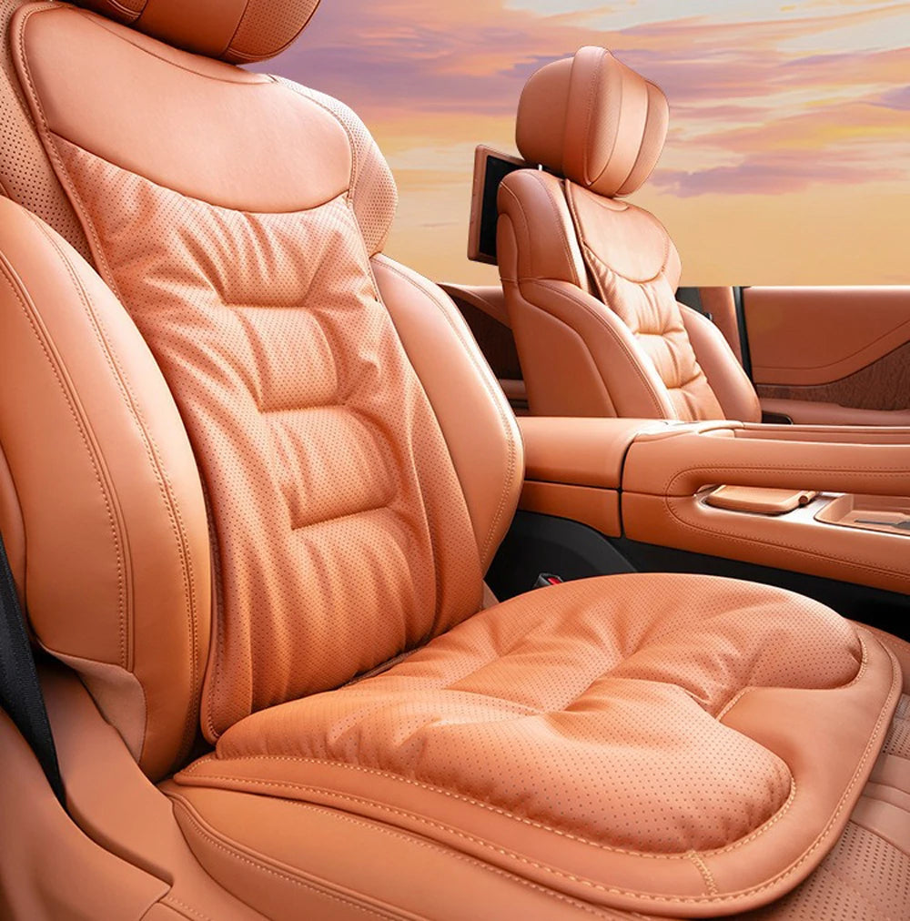 Car Seat Cushion Nappa Leather Car Seat Cover Universal, Custom For Cars, Seat Cushion for Car.