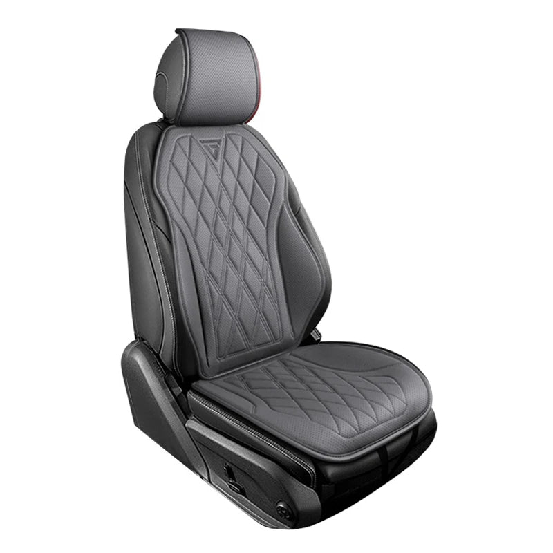 Nappa Leather Car Seat Cushion – Breathable Universal Front Seat Cover - Delicate Leather  