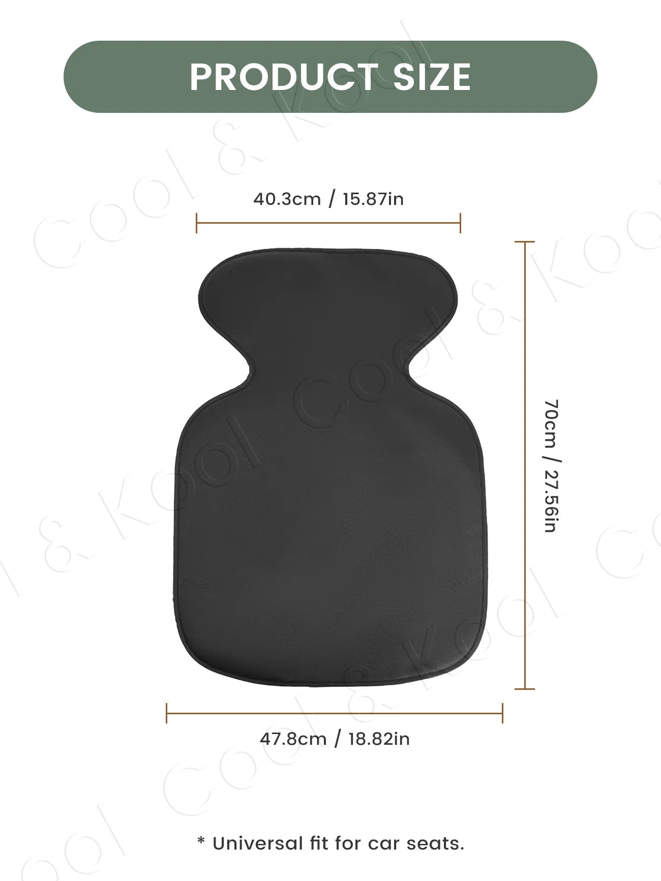 Waterproof Car Seat Protector – Anti-Scratch Full Coverage Seat Protection Pad - Delicate Leather  
