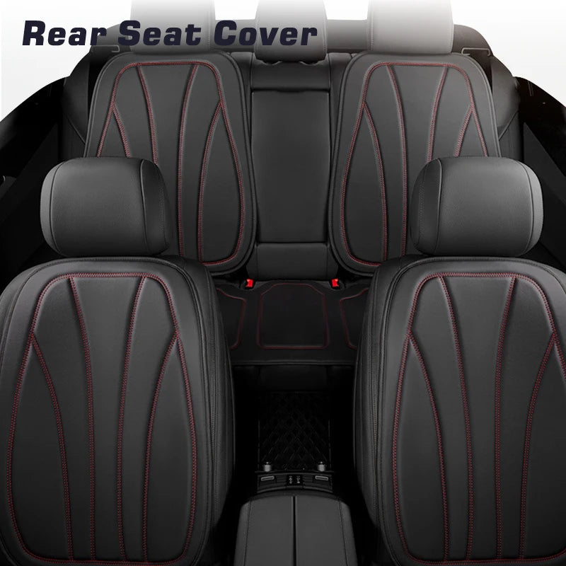 Universal PU Leather Car Seat Cushion – Breathable, Durable Chair Pad for All Seasons - Delicate Leather  