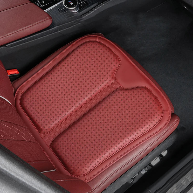 NAPPA Leather Car Seat Cushion Memory Foam, Soft Leather, Seat Booster Cover Protector, Universal Fit for All Vehicles