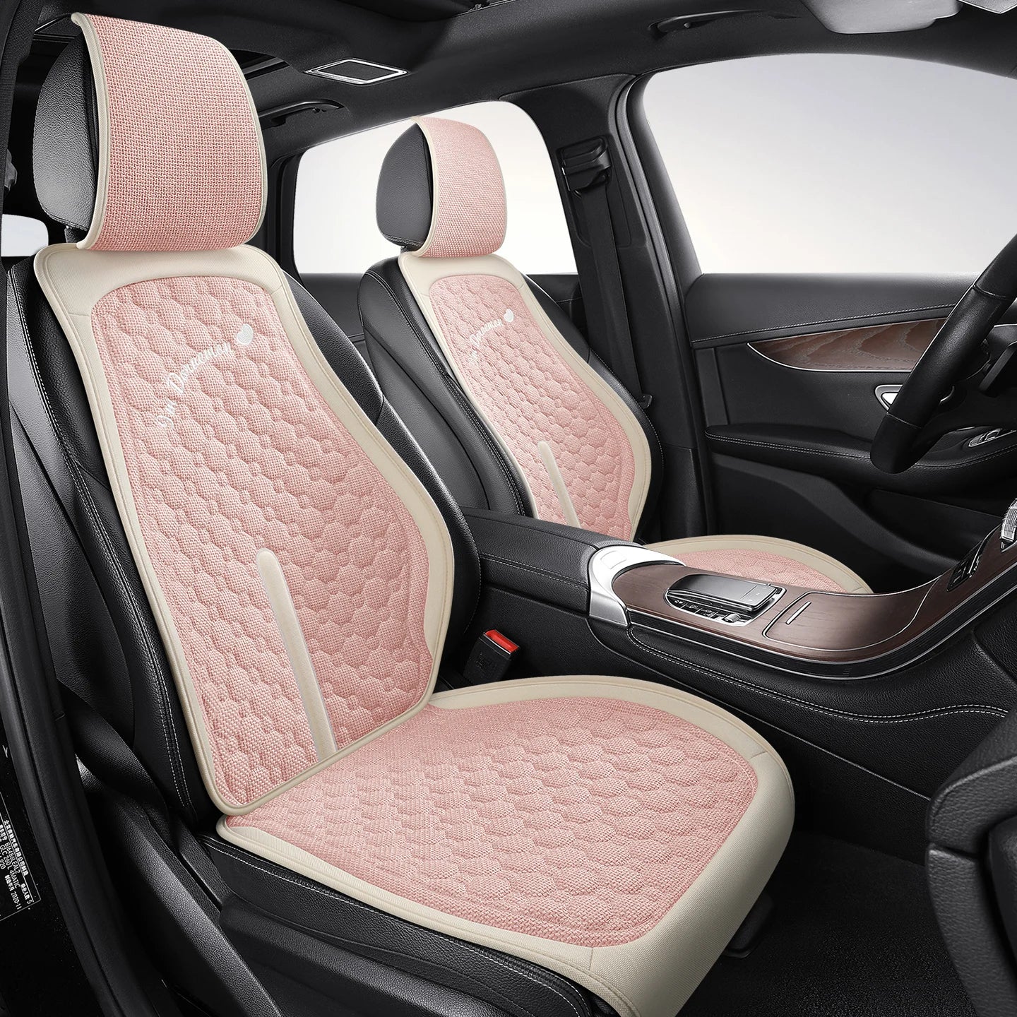 Universal Car Seat Cover – Four-Season Leather Saddle Pad for Car Seat Protection - Delicate Leather  