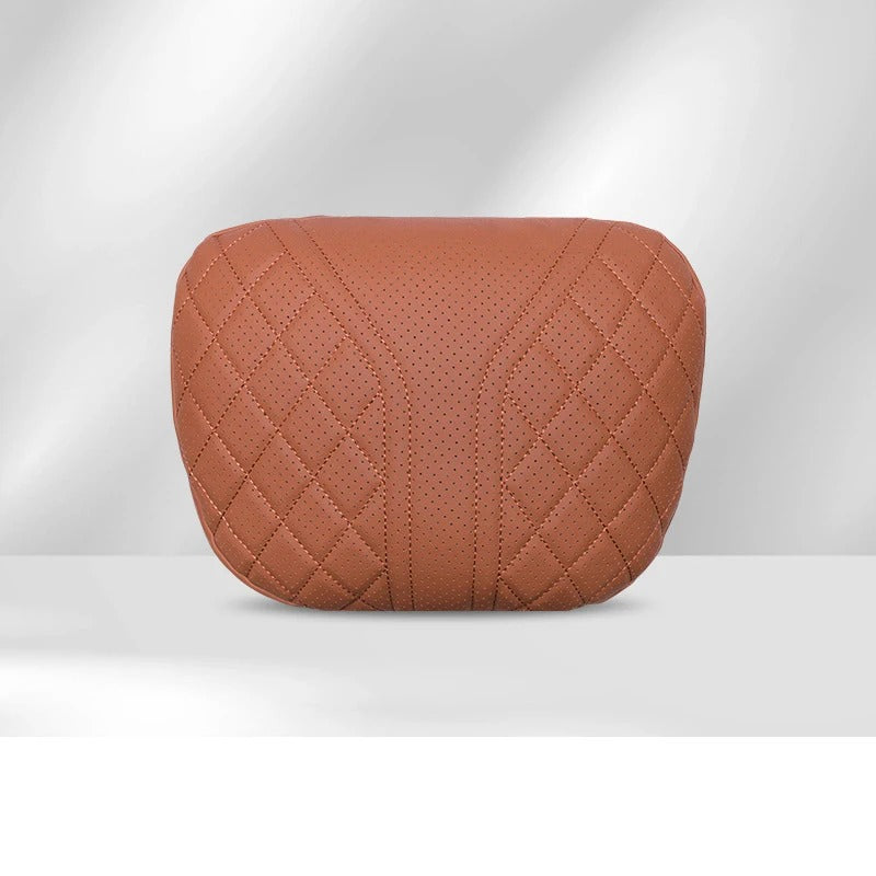 Universal Nappa Leather Car Seat Cushion – Memory Foam Protective Pad for Front Seat - Delicate Leather  