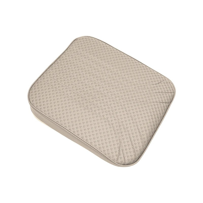 Nappa-Style Leather Car Seat Cushion – Universal Breathable Mat for Vehicle Interior - Delicate Leather  