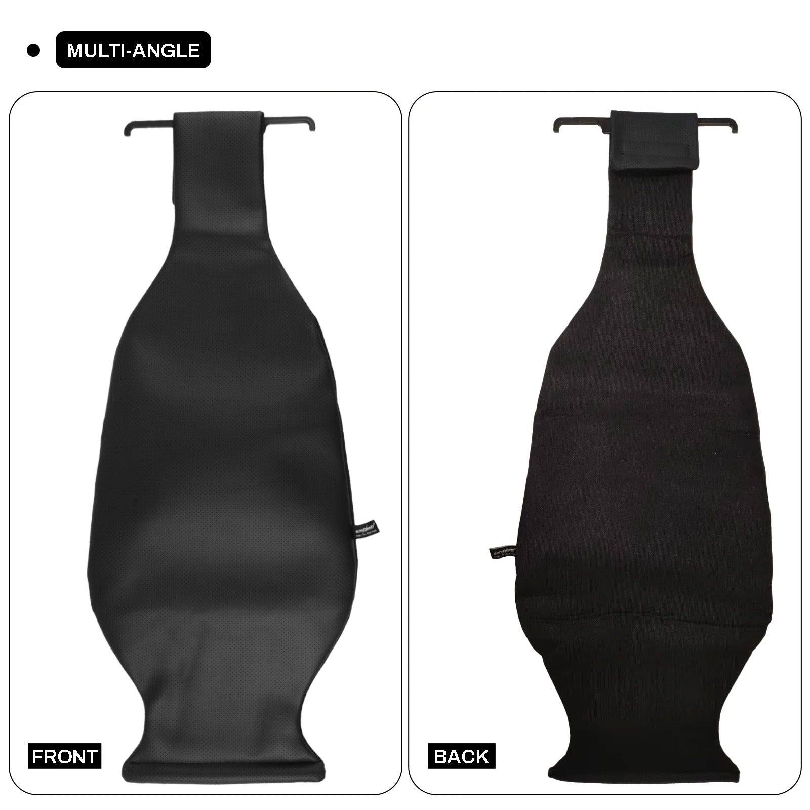 PU Leather Car Cushion Pad – Universal Seat Back Lumbar Pad for All Seasons - Delicate Leather  