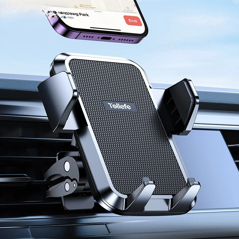 Upgraded Car Phone Holder, Big Phone and Thick Cases Friendly, Hands-Free Air Vent Car Mount