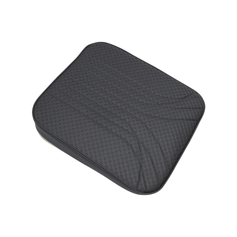 Nappa-Style Leather Car Seat Cushion – Universal Breathable Mat for Vehicle Interior - Delicate Leather  