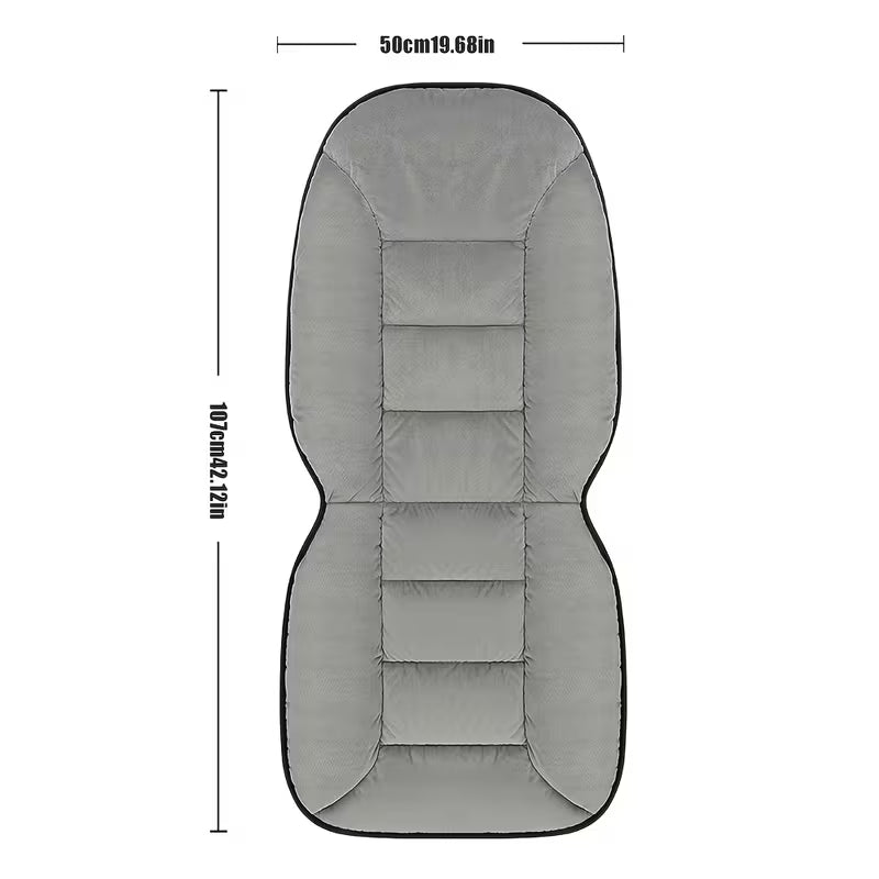 Universal Car Seat Cushion, Soft Plush Seat Pad for Front Seats, Warm Autumn & Winter Car Seat Cover - Delicate Leather
