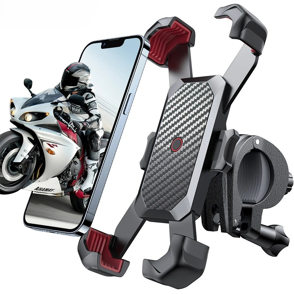 360° Universal Bike Phone Holder - Shockproof Bicycle Mount for 4.7-7 Inch Smartphones