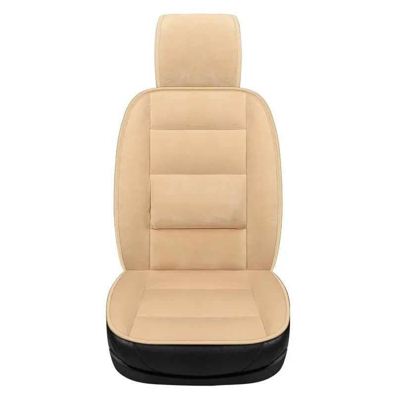 Plush Car Seat Cushion – Warm Non-Slip Winter Seat Pad for Universal Front Seats