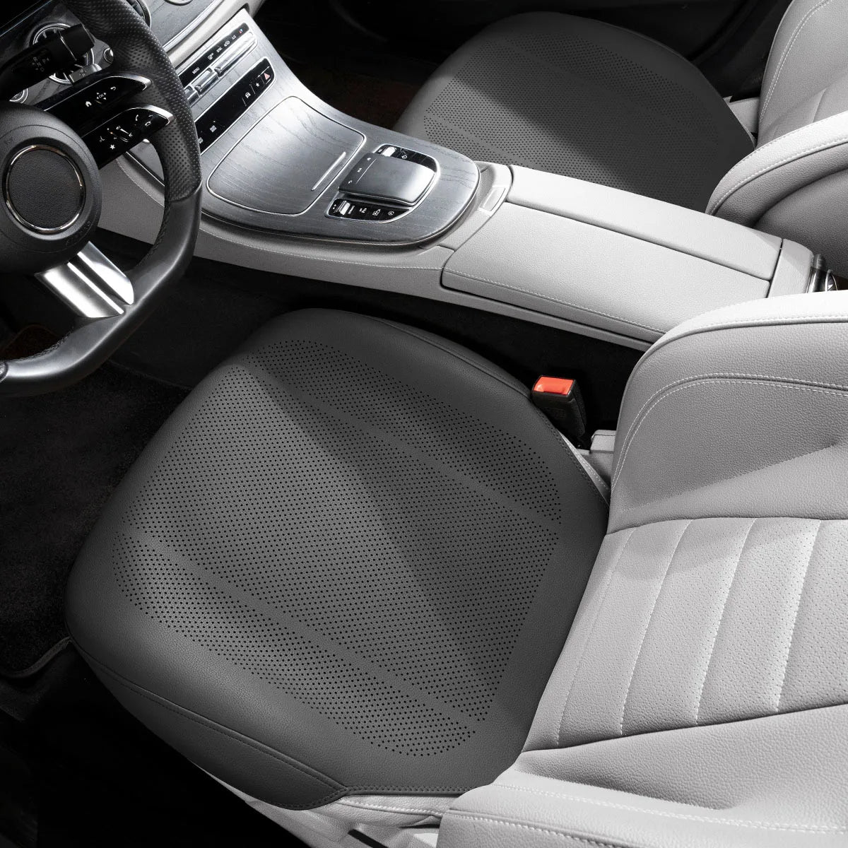 Four Season Universal Car Seat Cushion PU Leather Protector Mat - Breathable High Rebound Sponge Seat Cover - Interior Accessories - Delicate Leather  