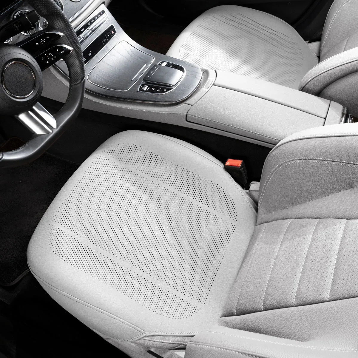 Four Season Universal Car Seat Cushion PU Leather Protector Mat - Breathable High Rebound Sponge Seat Cover - Interior Accessories - Delicate Leather  