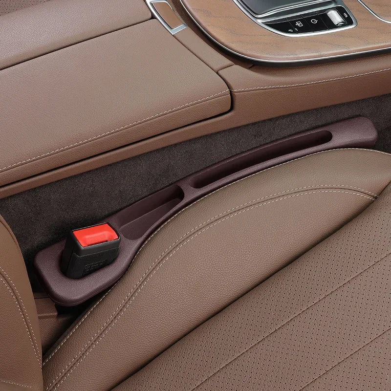 2PCS Car Seat Gap Filler – Universal Interior Crevice Insert Between Seats - Delicate Leather  
