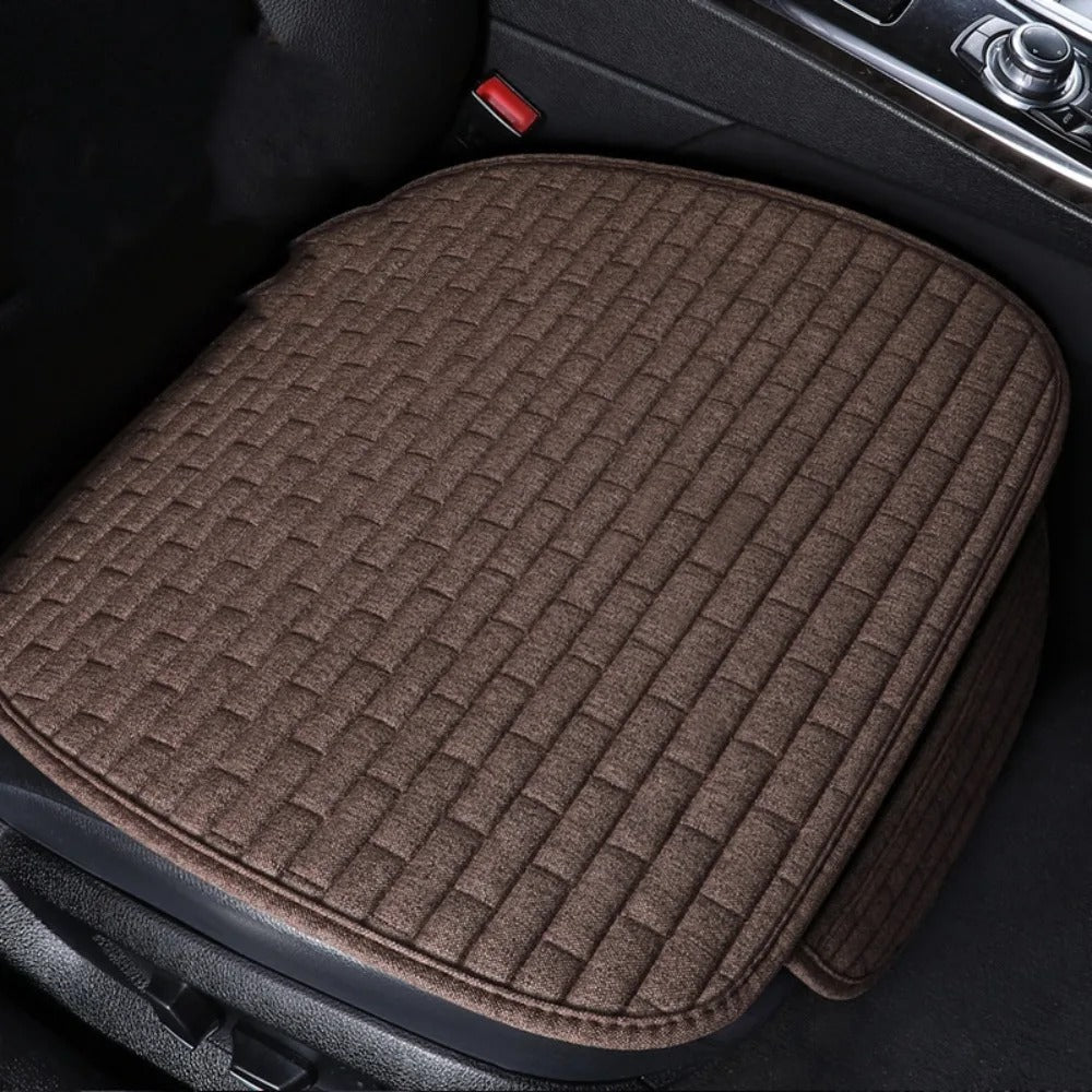 3PCS Universal Anti-Slip Car Seat Cushion Pads for Car Models - Delicate Leather