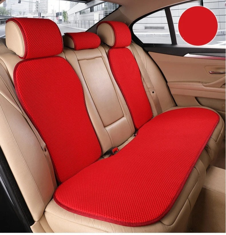 Ice Silk Car Seat Cushion – Universal Breathable Anti-Slip Cooling Seat Cover - Delicate Leather