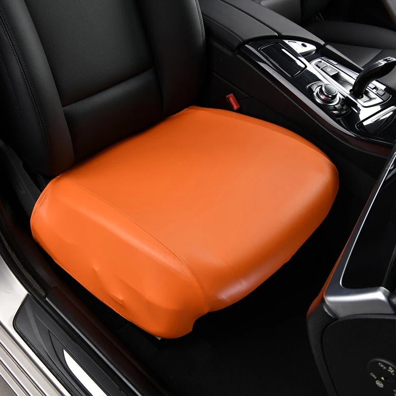 All-Season Universal PU Leather Car Seat Cover – Waterproof Full-Surround Elastic Seat Protector for Sedans, SUVs, and Trucks - Delicate Leather  